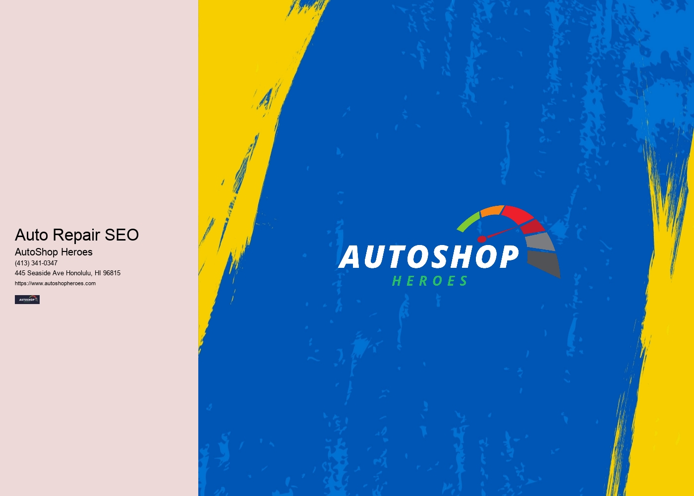 Auto Repair SEO