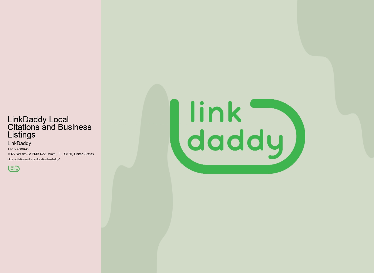 LinkDaddy Local Citations and Business Listings