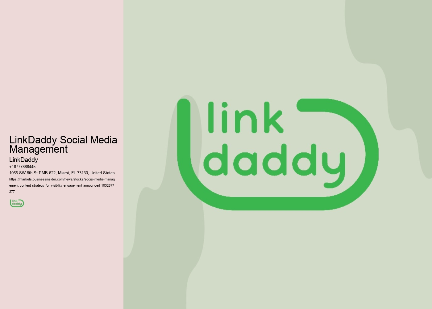 LinkDaddy Social Media Management