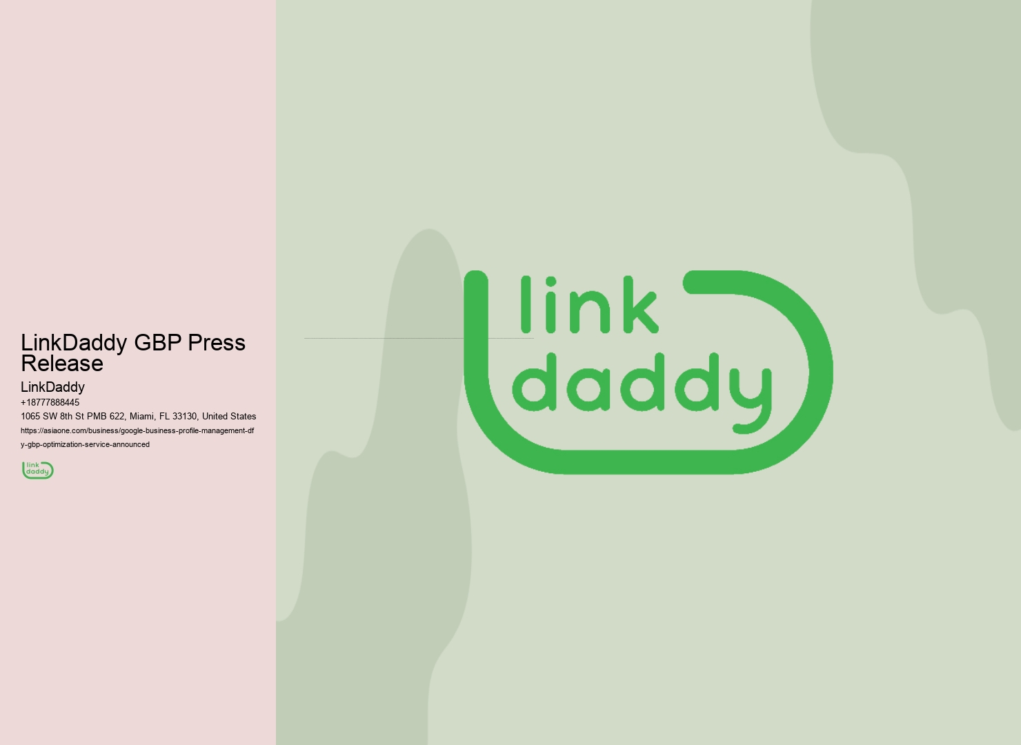 LinkDaddy GBP Press Release