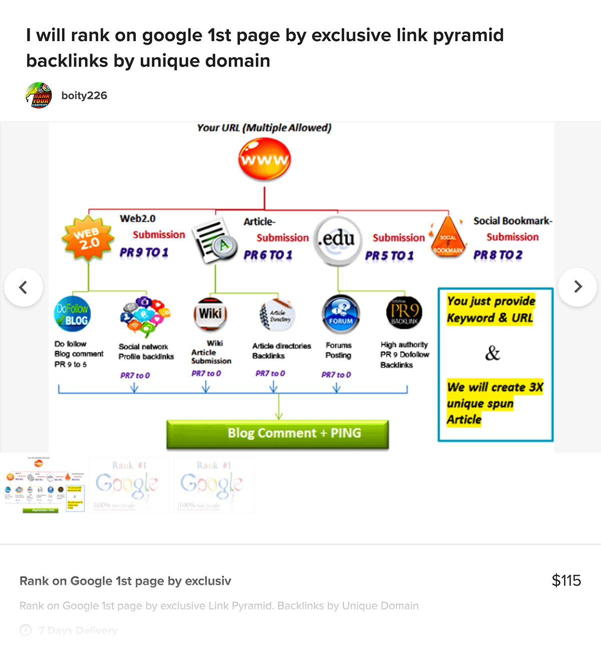 Increasing Website Traffic