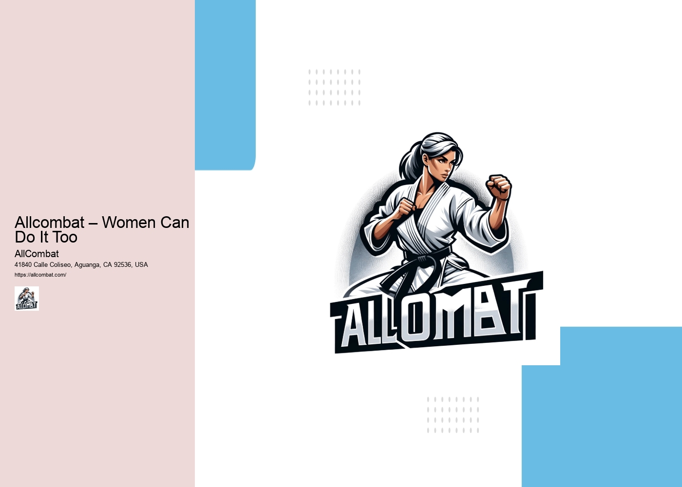 Allcombat – Women Can Do It Too