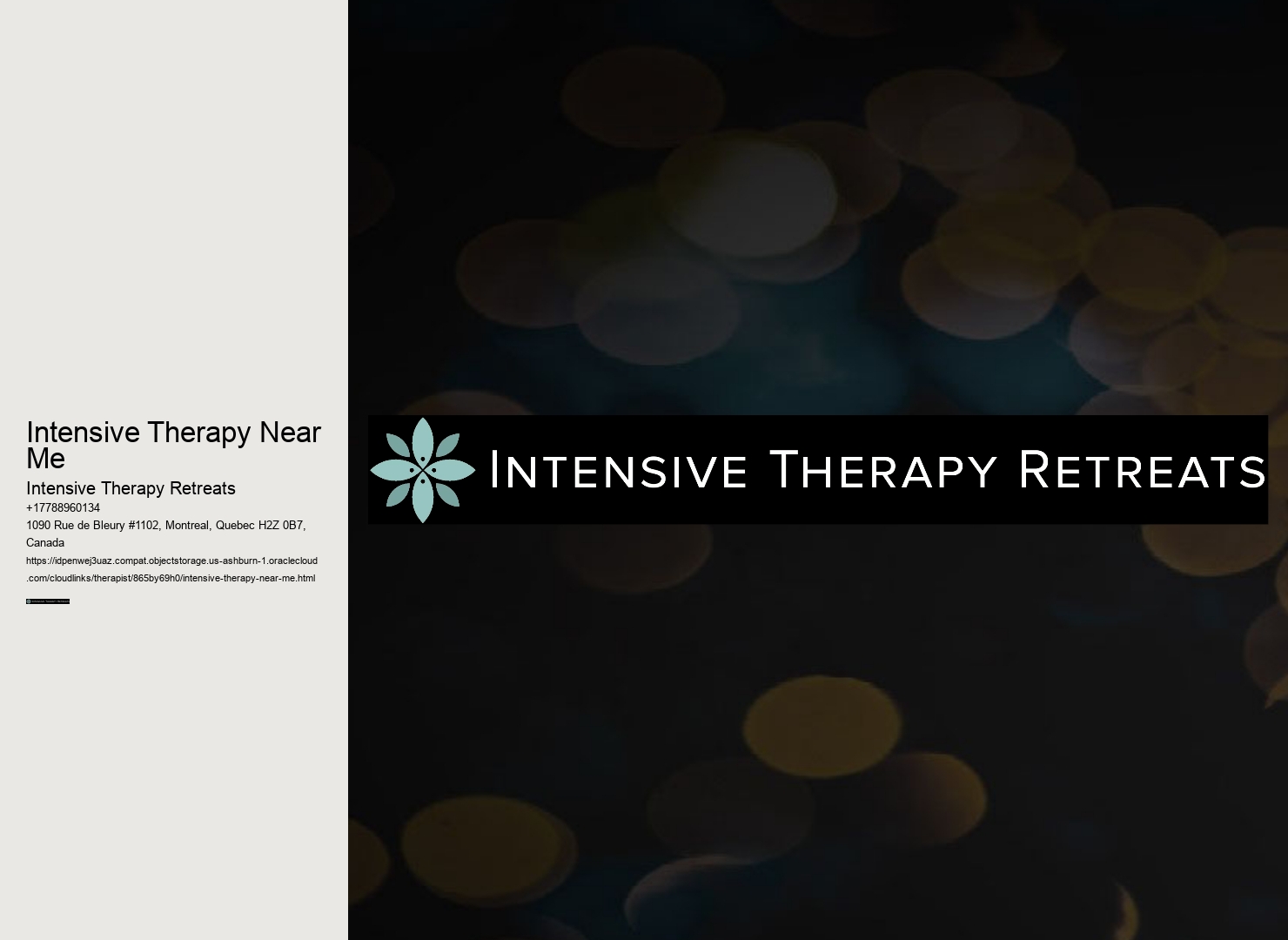 Intensive Therapy Near Me