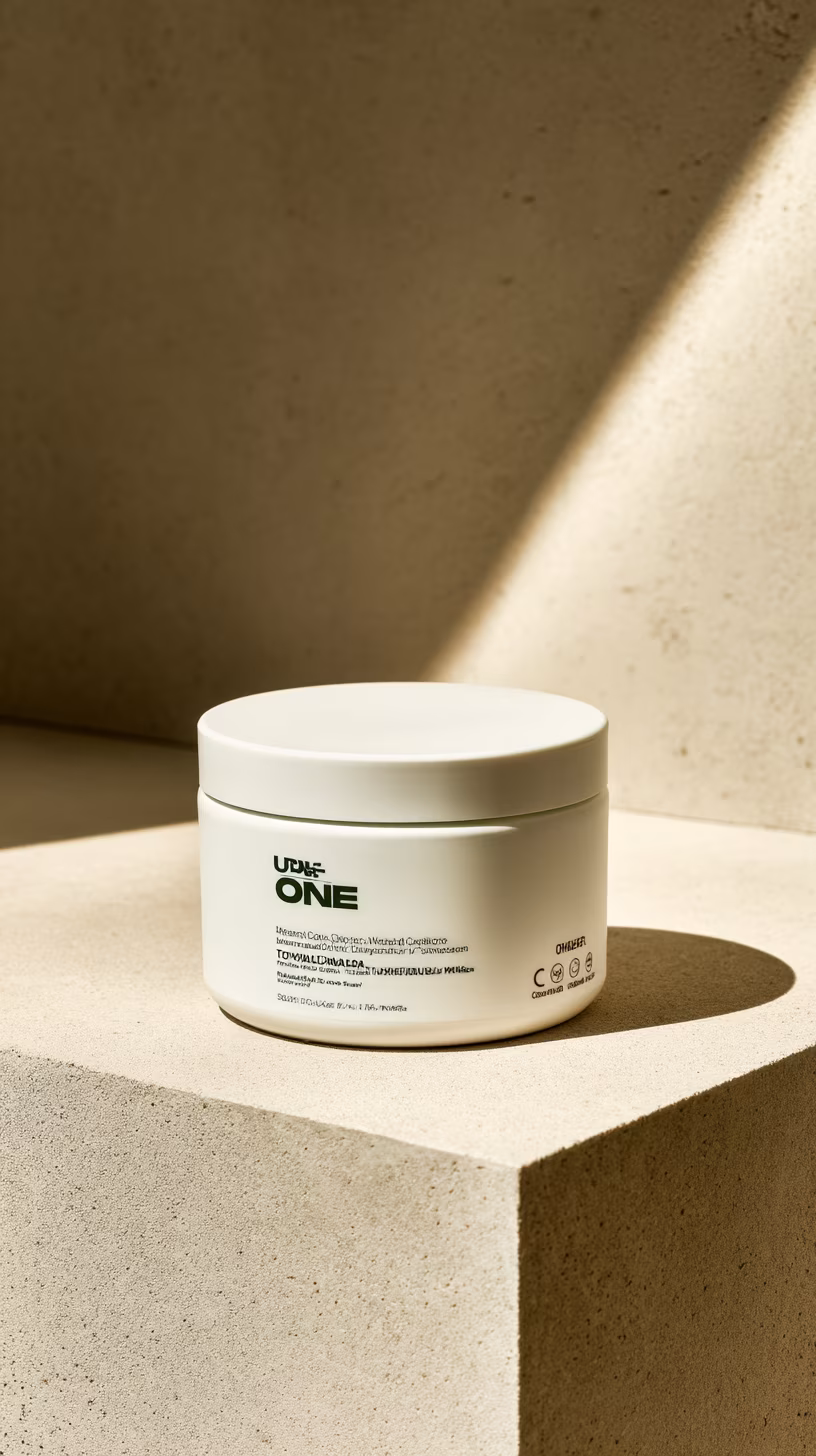 Generated product hero — Ura One jar