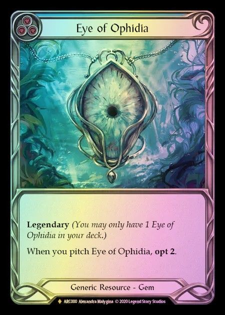 その他 Eye of Ophidia (Rainbow Foil) Eye of Ophidia Rainbow ARC000 F｜FaBシングルカード通販