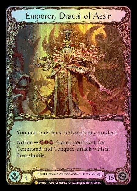 その他 CF Emperor, Dracai of Aesir Emperor, Dracai of Aesir Rainbow DYN001 L｜シングルカード通販