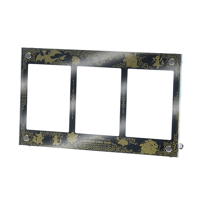 ポケモンカード 3連ディスプレイフレーム 進化の軌跡　初代御三家 ポケカ 3連ディスプレイフレーム 進化の軌跡 フシギバナ・リザードン