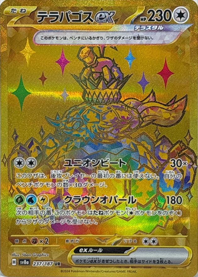 テラパゴスex 122/102 SR|ポケカシングルカード通販|Cloveストア テラパゴスex 122/102 SR|ポケカシングルカード通販|Cloveストア