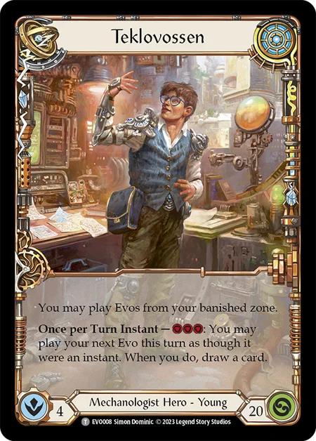 Flesh and Blood Master Cog EVO RF英語版 Bryan Kong - Dash Inventor Extraordinaire - Battle Hardened