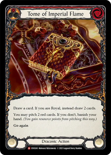 その他 Tome of Imperial Flame Tome of Imperial Flame EVO245 M｜FaBシングルカード通販