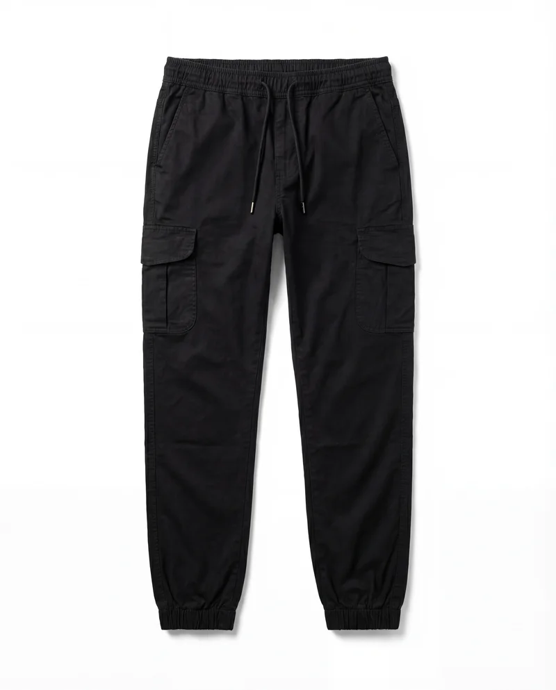Jogger Gabardina Recto color Negro