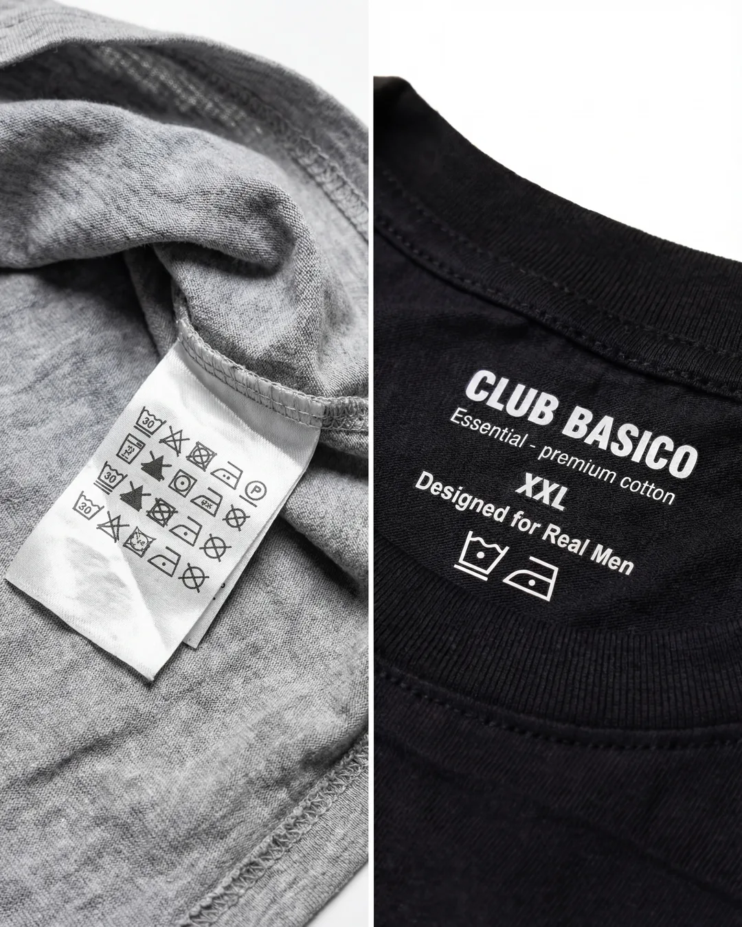 Etiqueta com&uacute;n vs Club B&aacute;sico