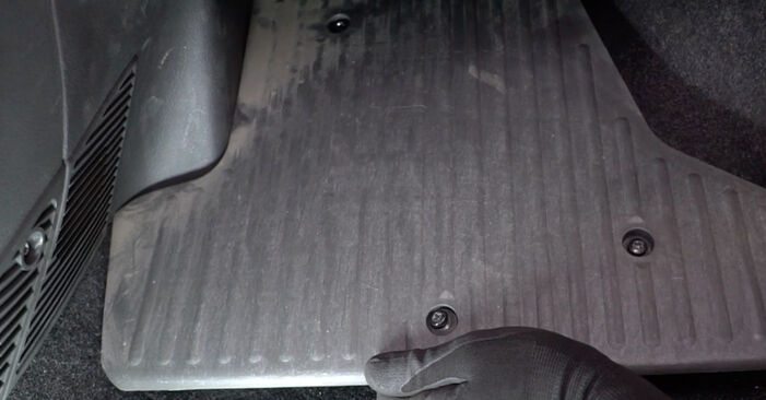 Wymień samodzielnie Filtr powietrza kabinowy w Fiat Panda 169 2013 1.2