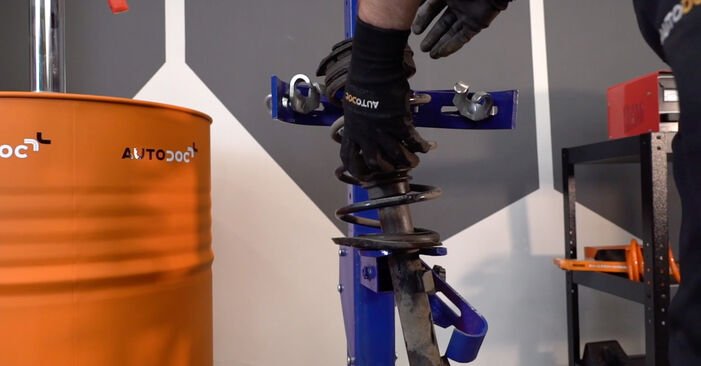 Wie RENAULT MEGANE 1.4 2007 Domlager ausbauen - Einfach zu verstehende Anleitungen online