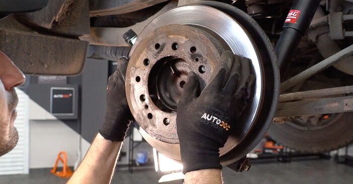 How to change Brake Discs on Toyota Prado J120 2002 - free PDF and video manuals