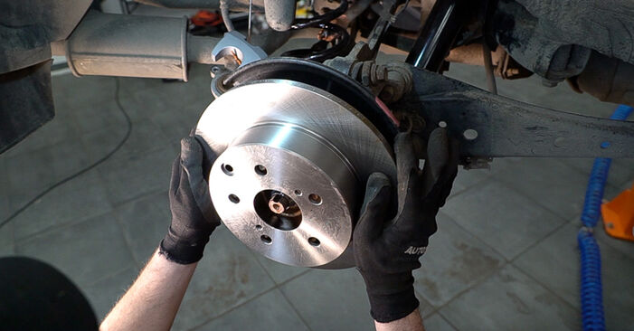 How to change Brake Discs on Toyota RAV4 III 2005 - free PDF and video manuals