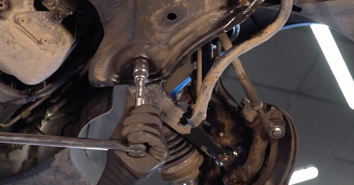 Changing Control Arm on PEUGEOT 206 CC (2D) 1.6 2003 by yourself