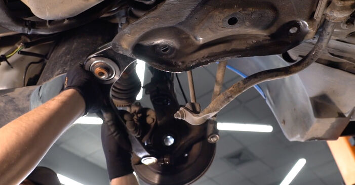 Changing of Control Arm on Peugeot 206 cc 2d 2008 won't be an issue if you follow this illustrated step-by-step guide