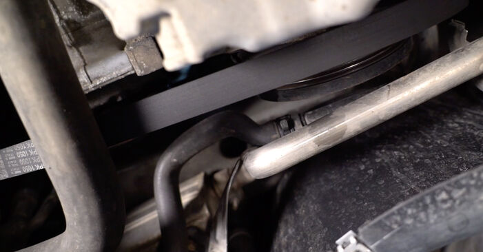 Changing Poly V-Belt on VW TOURAN (1T1, 1T2) 1.4 TSI 2006 by yourself
