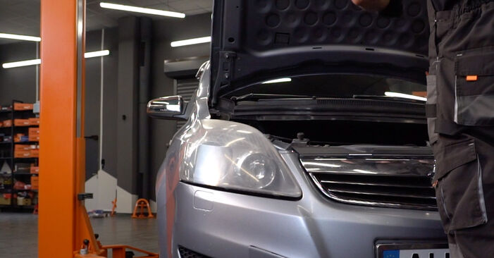 How to change Poly V-Belt on Opel Zafira B 2005 - free PDF and video manuals