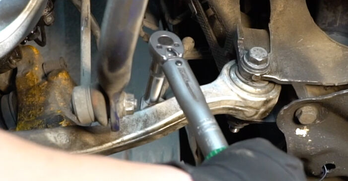 How to remove BMW 5 SERIES 525d 3.0 2005 Control Arm - online easy-to-follow instructions