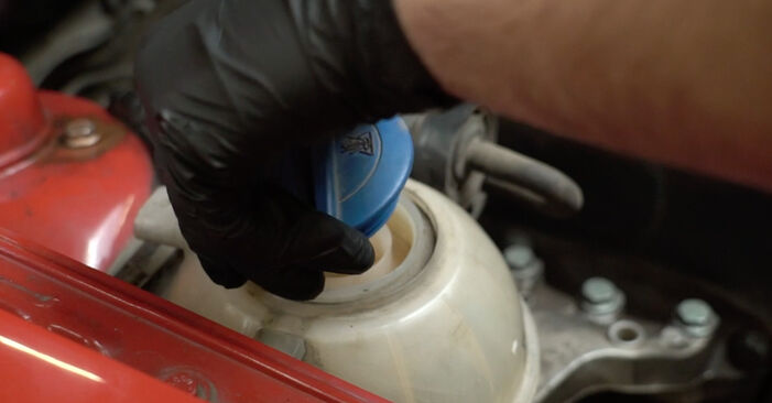 Tauschen Sie Wasserpumpe + Zahnriemensatz beim SEAT Ibiza III Schrägheck (6L) 1.9 SDI 2005 selbst aus