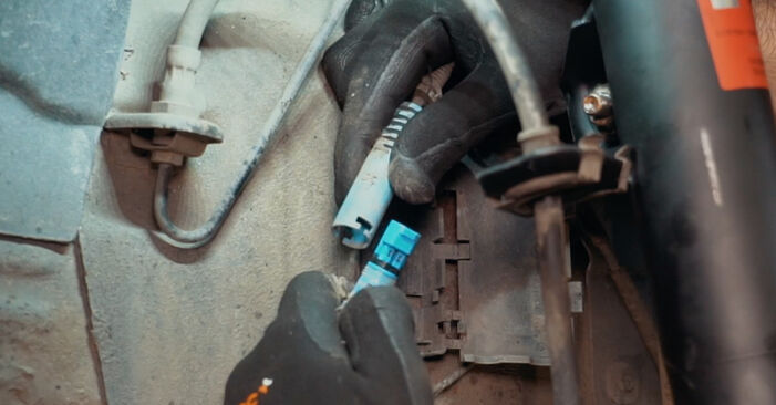 Wie lange benötigt das Auswechseln der Teile: ABS Sensor beim BMW X3 E83 2011 - Detailliertes PDF-Tutorial