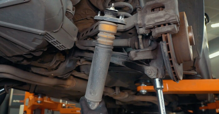 How to replace BMW X3 (E83) 2.0 d 2004 Shock Absorber - step-by-step manuals and video guides