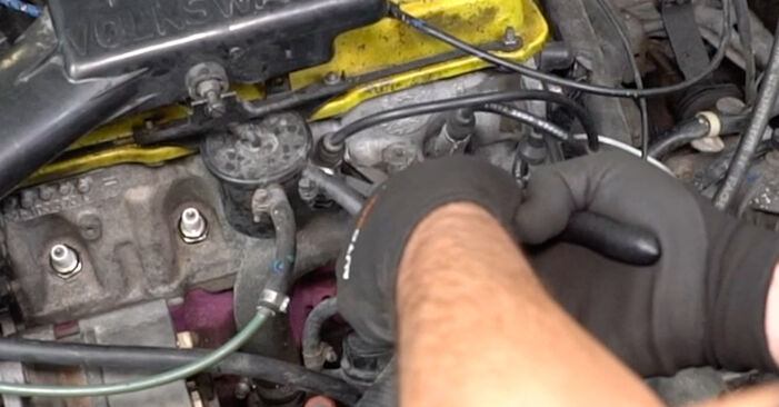 How to remove VW GOLF 1.6 1987 Ignition Leads - online easy-to-follow instructions