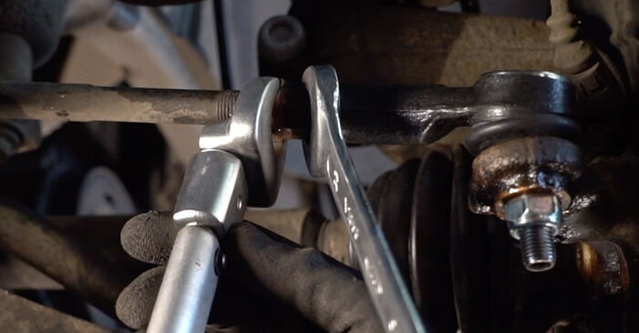How to change Track Rod End on Golf 5 2003 - free PDF and video manuals