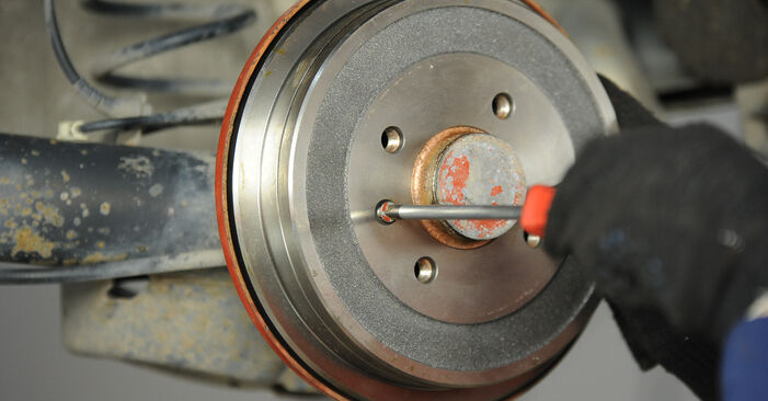 Hinweise des Automechanikers zum Wechseln von VW Lupo (6X1, 6E1) 1.4 2004 Bremsbacken