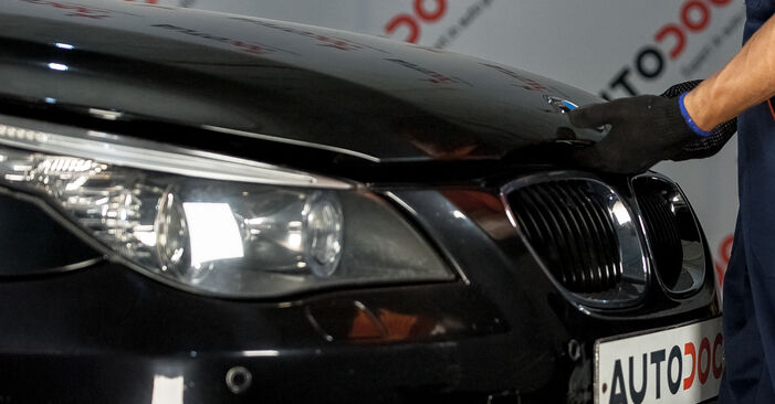 Toronycsapágy BMW 5 Sedan (E60) 2006 csere - töltsön le PDF útmutatókat és utasításokat tartalmazó videókat