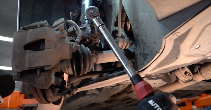 How to replace Shock Absorber on VW POLO (9N_) 2006: download PDF manuals and video instructions
