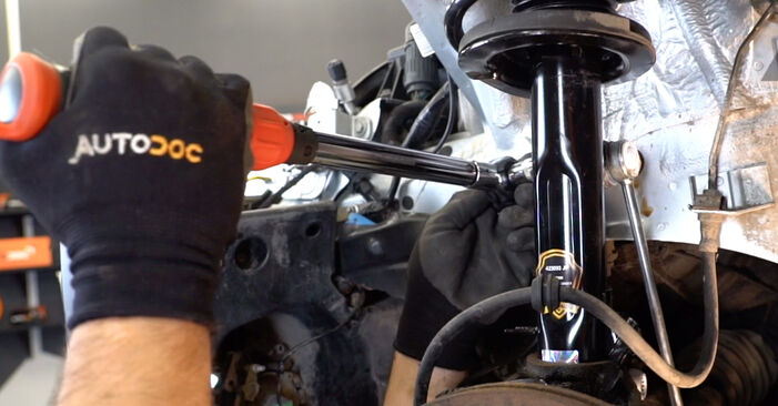 How to replace Shock Absorber on MINI Hatchback (R50, R53) 2006: download PDF manuals and video instructions