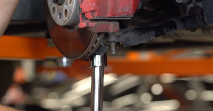 How to remove VW GOLF 1.4 2012 Shock Absorber - online easy-to-follow instructions