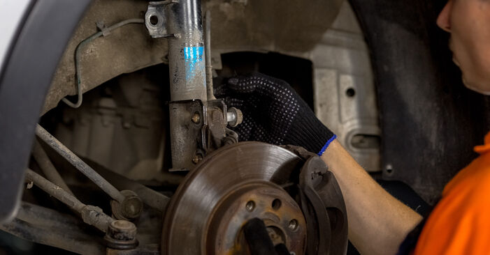 Wie man Domlager am OPEL Corsa C Schrägheck (X01) 2005 wechselt – Laden Sie sich PDF-Wegleitungen und Videoanweisungen herunter