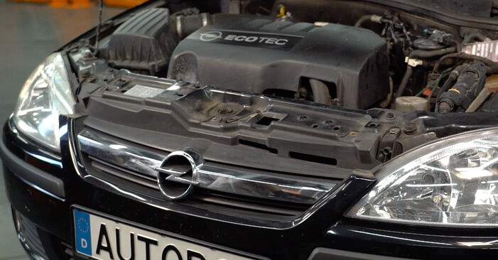Wymiana Filtr powietrza kabinowy Opel Corsa C 2000 - darmowe instrukcje PDF i wideo