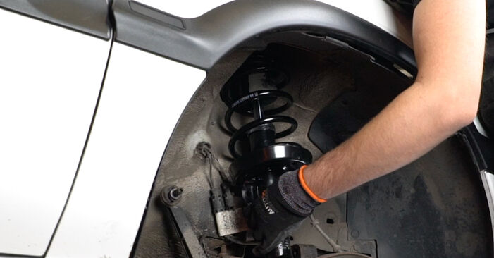 Schrittweise Anleitung zum eigenhändigen Ersatz von Opel Zafira A 2005 2.2 16V (F75) Stoßdämpfer
