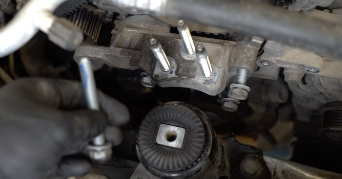 How to change Water Pump + Timing Belt Kit on Ford Fiesta Mk6 2008 - free PDF and video manuals