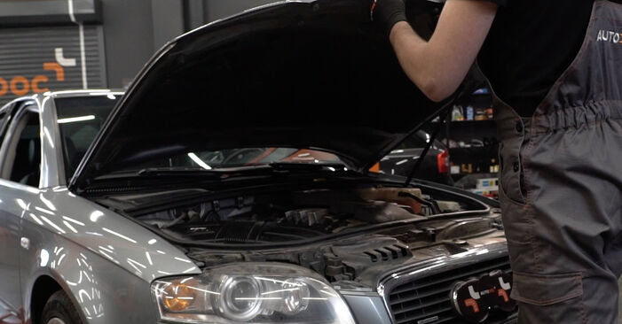 How to change Water Pump + Timing Belt Kit on Audi A4 B7 2004 - free PDF and video manuals