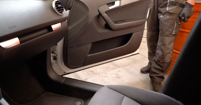 Wymiana Filtr powietrza kabinowy Audi TT 8J 2006 - darmowe instrukcje PDF i wideo