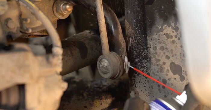 How to remove SKODA ROOMSTER 1.2 TSI 2010 Anti Roll Bar Links - online easy-to-follow instructions