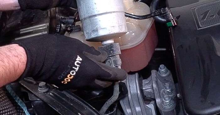 Wie FIAT DOBLO 1.4 2014 Kraftstofffilter ausbauen - Einfach zu verstehende Anleitungen online