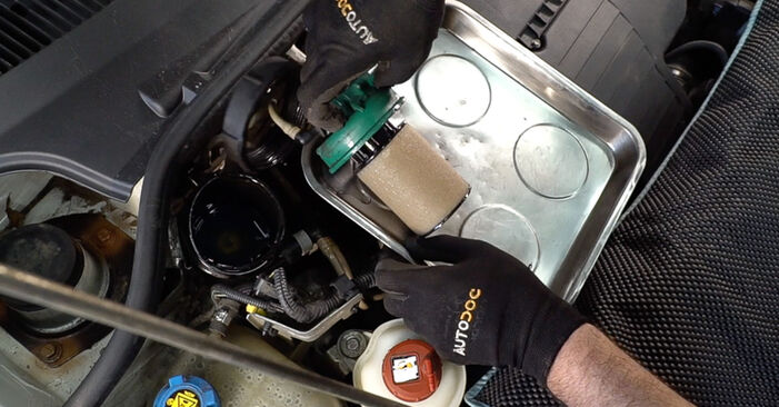 Modifica Filtro Carburante su FIAT 500 (312) 0.9 2010 da solo