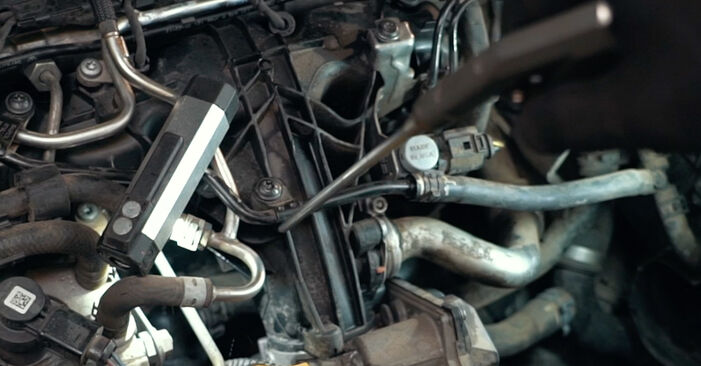 VW Passat B7 Alltrack 2.0 TDI 2014 Termostato sostituzione: manuali dell'autofficina