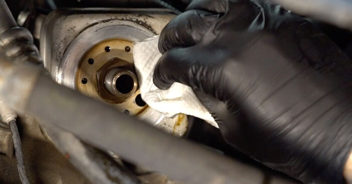 Replacing Oil Filter on VW Passat 32B 1980 1.8 by yourself