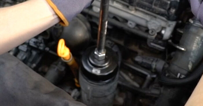 Changing Oil Filter on VW Golf IV Van (1J1) 1.9 TDI 2003 by yourself
