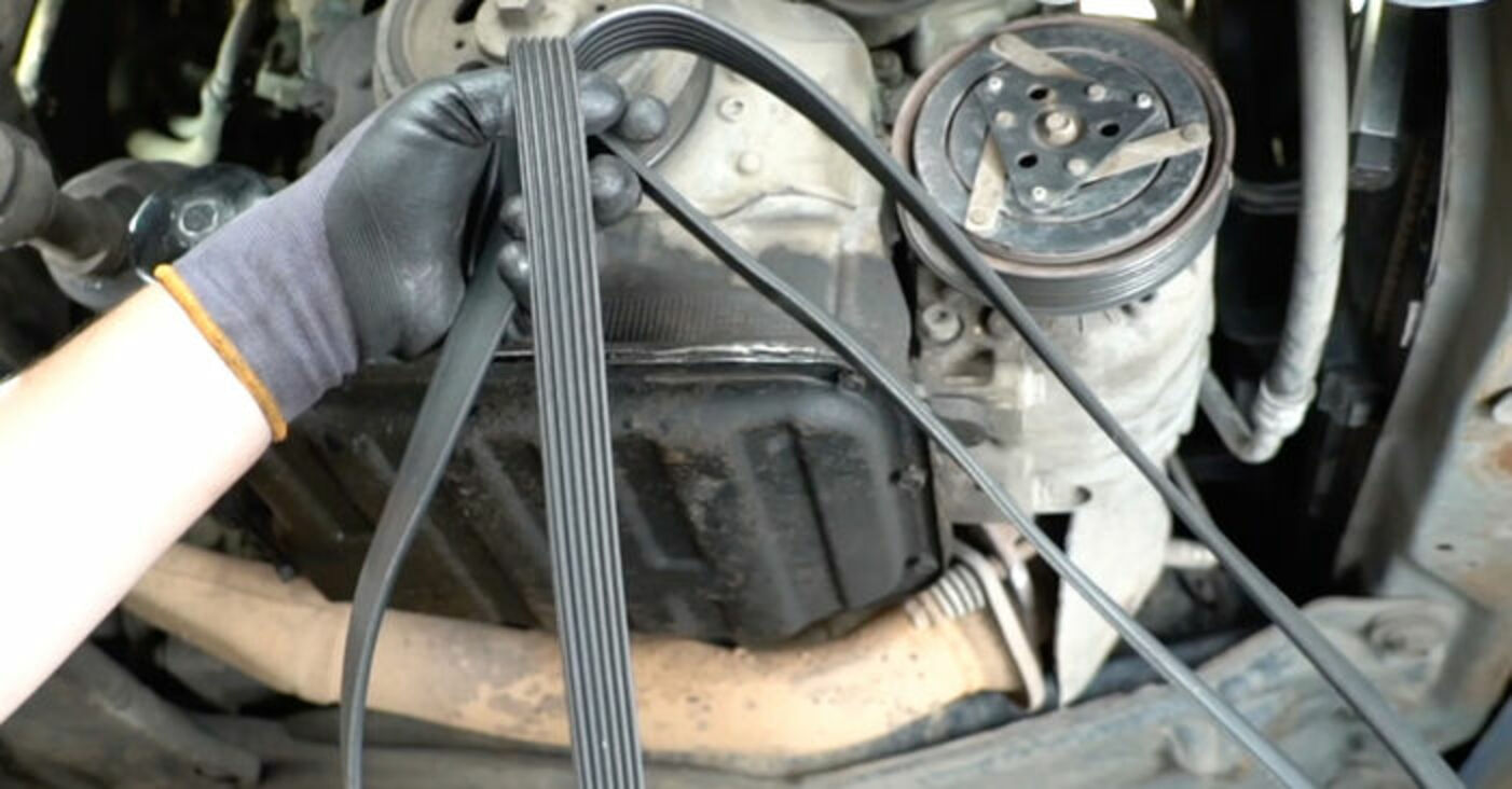 How to change serpentine belt on Nissan X Trail T30 replacement guide