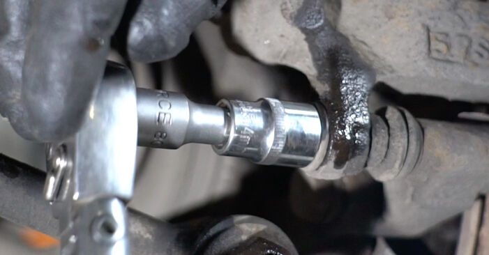 Wie schwer ist es, selbst zu reparieren: Bremsbeläge Nissan X Trail t30 2.2 DCi FWD 2007 Tausch - Downloaden Sie sich illustrierte Anleitungen