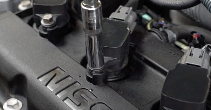 How to change Spark Plug on Sentra B15 1998 - free PDF and video manuals